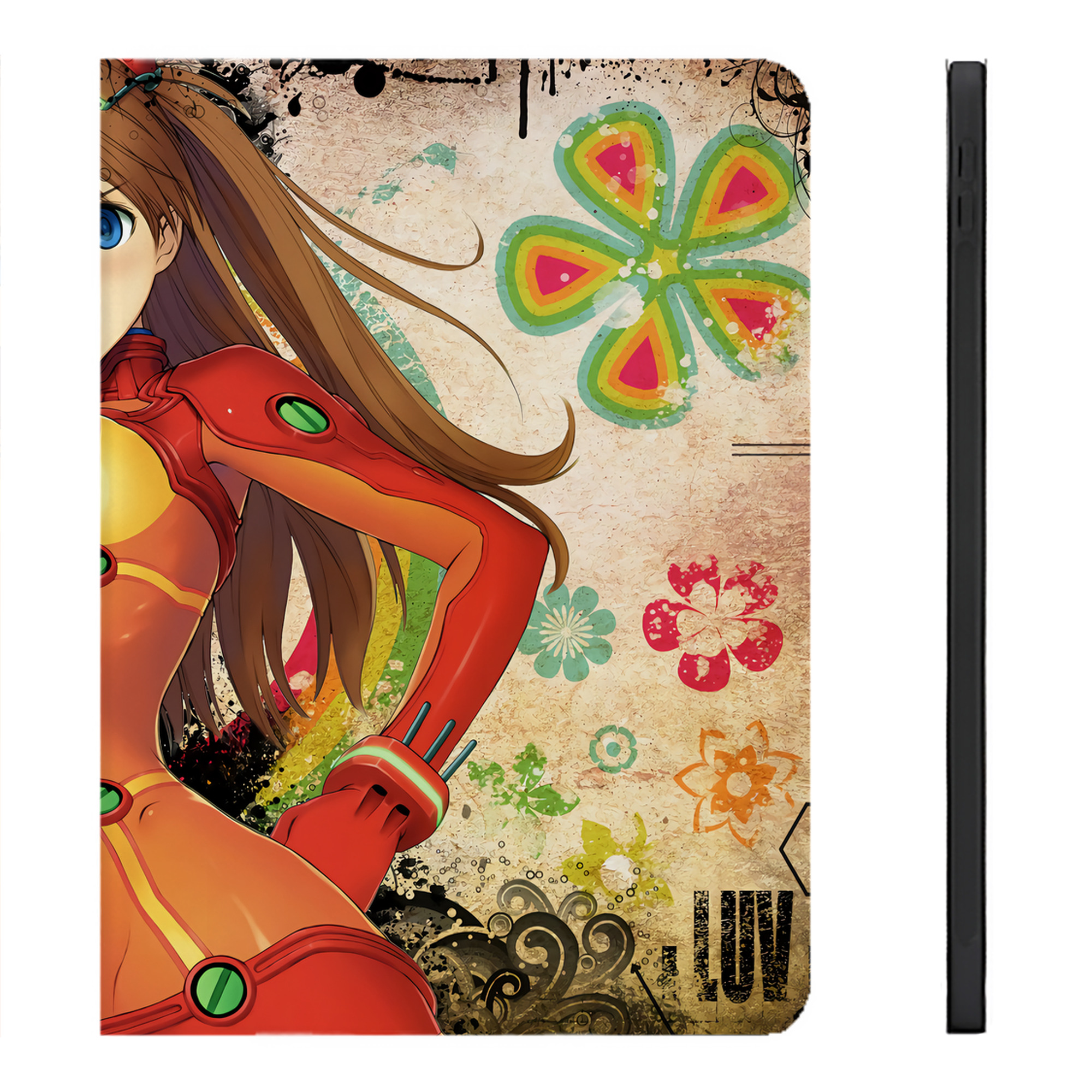 （画像用） EVA 新世紀エヴァンゲリオン IPadケース ペンホルダー付き ブックスタイルデザイン